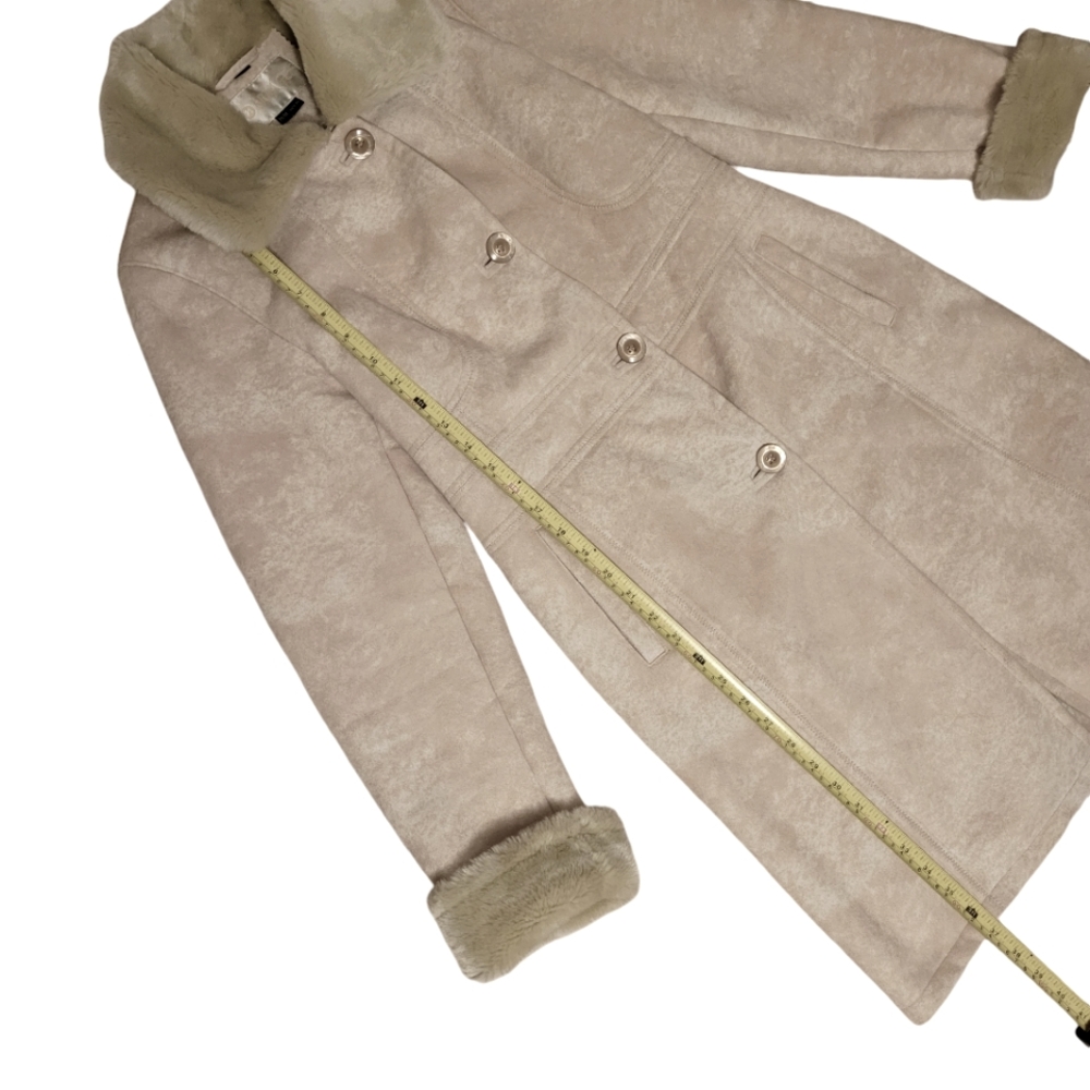 Nuage Penny Lane Long coat,Boho,faux suede fur shearling jacket,M - Picture 4 of 12